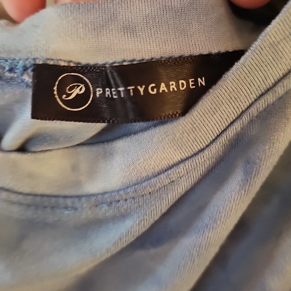 Prettygarden Sz S Blue Tie-Dye Jumpsuit - Picture 2 of 9